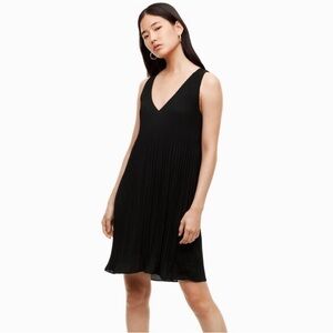 BABATON Pleated Chiffon Mathis Dress